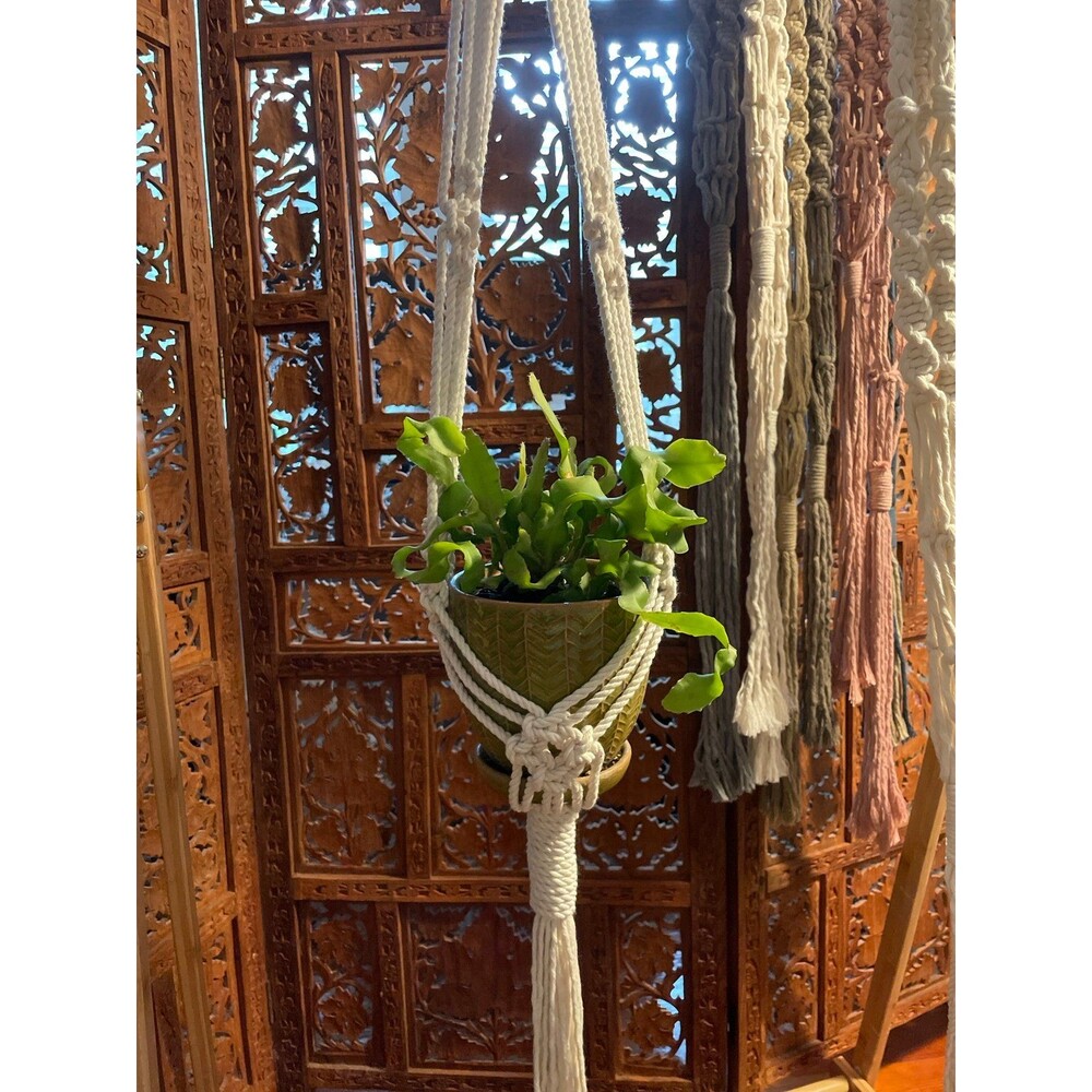 Macrame plant hanger